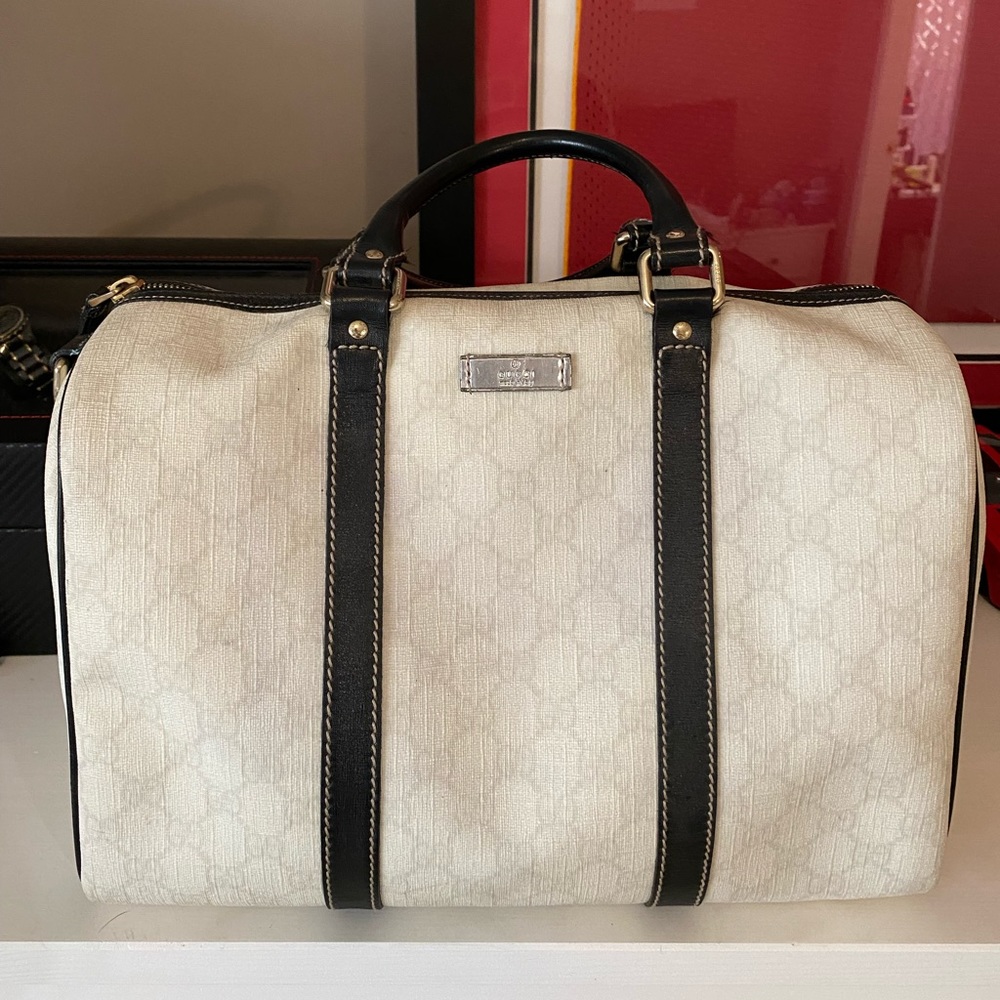 Vintage Gucci GG Supreme Boston Joy Bag